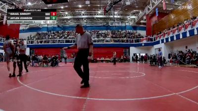 165 lbs Champ. Round 1 - Israel Sinnott, Hanover Central vs Jaylen Johnson, South Bend Washington High School