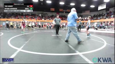 76 lbs Semifinal - Ted Henry, Comanche Takedown Club vs Ryker Johnson, Division Bell Wrestling