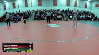 138 lbs Semifinal - Tyler Scharrer, Canfield vs Jeffrey Summers, Cvca