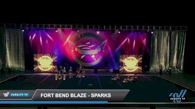Fort Bend Blaze - Sparks [2022 L1 Traditional Recreation - 8 and Younger (NON) Day 1] 2022 The American Showdown Fort Worth Nationals DI/DII