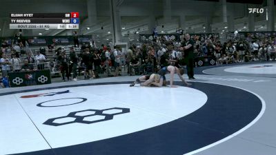 61 kg Cons. Sub-rd Of 32 - Elijah Hyet, Immortal Athletics WC vs Ty Reeves, Western Colorado Wrestling Club