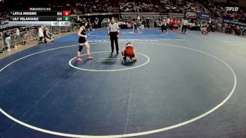 G 107 lbs Quarterfinal - Lily Velasquez, Lafayette Girls vs Layla Higgins, Riverdale Girls