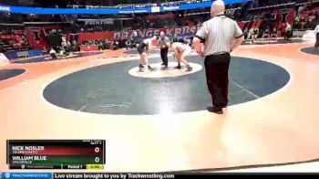 1A 195 lbs Quarterfinal - Nick Nosler, Tolono (Unity) vs William Blue, Taylorville