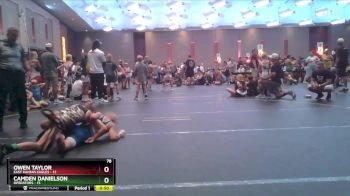 78 lbs Semis & 1st Wrestleback (8 Team) - Owen Taylor, East Kansas Eagles vs Camden Danielson, Operators
