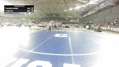 Girls 3A 100 lbs Cons. Round 1 - Raheeq Baker, Kentlake (Girls) vs Lynn Ou, Shorewood (Girls)