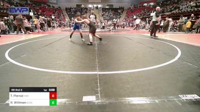 90-105 lbs Rr Rnd 3 - Tucker Piersol, Claremore Wrestling Club vs Ryker Wittman, Glenpool Warriors