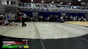138 lbs Quarterfinal - Eli Martin, Kuna Klub vs Syrus Bartrop, Middleton Wrestling Club