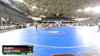 2A 190 lbs Quarterfinal - Brayden Burgener, Shadle Park vs Joel Garcia, Washington