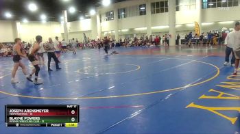 150 lbs Round 3 (16 Team) - Blayne Powers, Intense Wrestling Club vs Joseph Arensmeyer, Team Montana