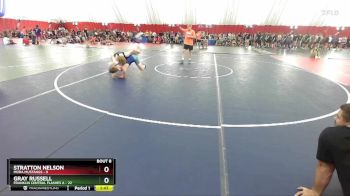 144 lbs Round 3 (6 Team) - Stratton Nelson, Mora Mustangs vs Gray Russell, Franklin Central Flashes A