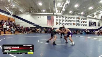 215 lbs Champ. Round 1 - Anthony Wallace, Fremont Ross vs Daniel Serrano, Strongsville