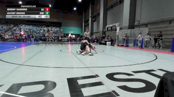85 lbs Consi Of 8 #1 - Jeremy Sanders, Institute Of Combat vs Jacoby Briggs, Salem Elite Mat Club