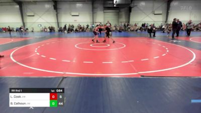 100 lbs Rr Rnd 1 - Lane Cook, Junior Indian Wrestling 2 vs Braylen Calhoun, Junior Indian Wrestling