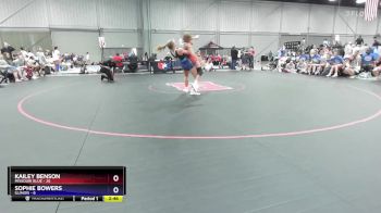 125 lbs Round 2 (8 Team) - Kailey Benson, Missouri Blue vs Sophie Bowers, Illinois