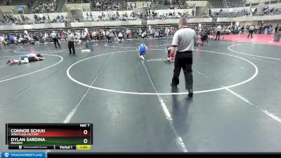 112 lbs Quarterfinal - Dylan Sardina, Ringers vs Connor Schuh, Wrestling Factory