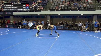 96 lbs Champ. Rd Of 32 - Eli Pomeroy, Bear Cave Wrestling Club vs Logan Rowlands, Ohio Crazy Goats Wrestling