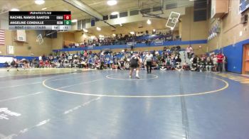 170lbs Cons. Round 4 - Angeline Condulle, Redmond (Girls) vs Rachel Ramos Santos, Kentwood (Girls)