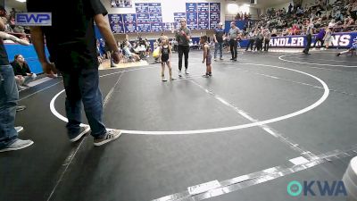 40 lbs Rr Rnd 3 - Gavino Camarillo, Clinton Youth Wrestling vs Marina Sparks, Clinton Youth Wrestling