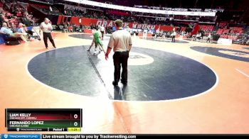 3A 150 lbs Champ. Round 1 - Fernando Lopez, Chicago (Lane) vs Liam Kelly, Chicago (Mt. Carmel)