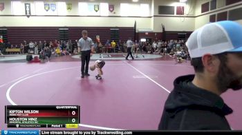 B-7 lbs Quarterfinal - Kipton Wilson, Indee Mat Club vs Houston Hinz, Immortal Athletics WC