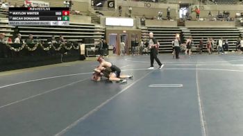 107 Championship Bracket Cons. Round 4 - Waylon Winter, Union Grove vs Micah Donahue, Watertown-Mayer