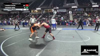 150 lbs Cons. Semi - Charlie Pacha, Marysville vs Jackson Tapia, Bonner Springs