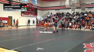 190 lbs Quarterfinal - Malachi Rothlisberger, North Fayette Valley vs Cael Lange, Waukon