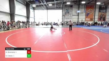 152 lbs Round Of 64 - Austin Simmons, CA vs Sean Crews, GA