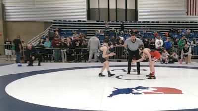 92 lbs Champ. Rd Of 16 - Kolton Hartman vs Treyten Embrey, Tech Fall Elite