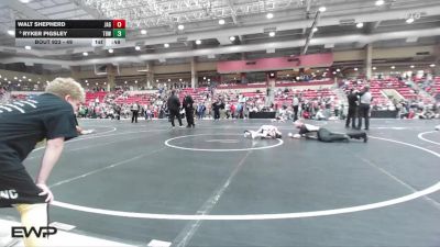 49 lbs Cons. Round 2 - Walt Shepherd, Jaguar vs Ryker Pigsley, The Best Wrestler