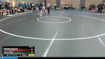 145 lbs Round 2: 6:00pm Fri. - Beau Daily, South Anchorage High School vs VINCENT BELOTTI, Wasilla High School