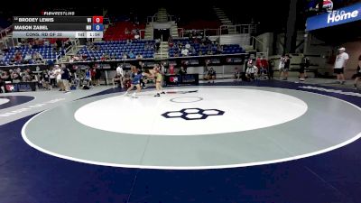 100 lbs Cons. Rd Of 32 - Brodey Lewis, WI vs Mason Zabel, MN