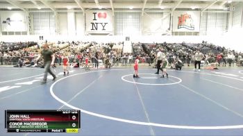 53 lbs Quarterfinal - Conor MacGregor, Bears Of Brewster Wrestling vs John Hall, Saratoga Youth Wrestling