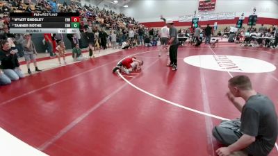 54-57 lbs Round 1 - Tanner Rothe, Eaton Reds WC vs Wyatt Endsley, Eaton Reds WC