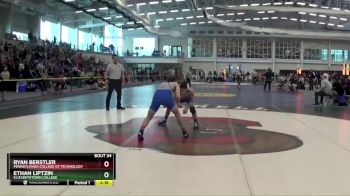125 lbs Champ. Round 1 - Ethan Liptzin, Elizabethtown College vs Ryan Berstler, Pennsylvania College Of Technology