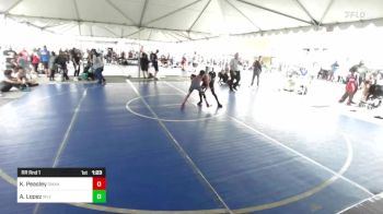 95 lbs Rr Rnd 1 - Karver Peasley, Omak Wrecking Crew Wrestling vs Andres 'Rambo' Lopez, Wlv Jr Wrestling