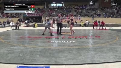 144 lbs Cons. Semi - TJ Meyer, Walton-Verona vs Carson Nance, Anderson County