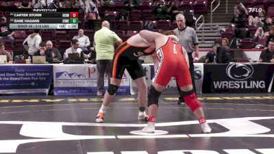 215 lbs Preliminaries - Carter Storm, Bermudian Springs vs Zane Hagans, Somerset