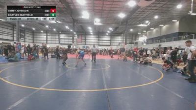138 lbs Semis & 1st Wb (8 Team) - Braylen Mayfield, DARKHORSE WRESTLING CLUB vs Jimmy Johnson, SHENANDOAH VALLEY WC