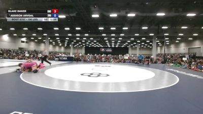 190 lbs Semis - Addison Arvdal, 308 Wrestling Academy vs Blake Baker, Spartan Mat Club
