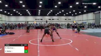 126 lbs Consolation - Maxximus Martinez, CA vs Carter Bailey, CA