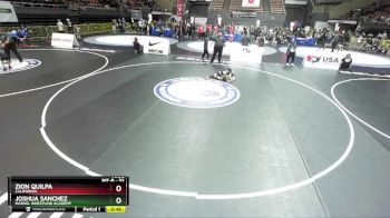 53 lbs Cons. Round 3 - Zion Quilpa, California vs Joshua Sanchez, Marvel Wrestling Academy