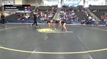 160 lbs Semifinal - Savannah Gomez, McKendree University vs Alana Duggan, Lindenwood University