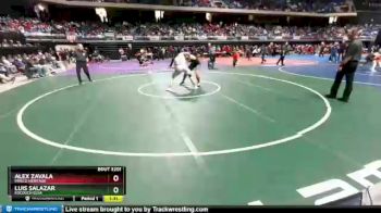 5 lbs Quarterfinal - Alex Zavala, Frisco Heritage vs Luis Salazar, Edcouch Elsa