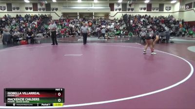 130 lbs Round 2 - Mackenzie Childers, Prairie, Cedar Rapids vs Isobella Villarreal, Mason City