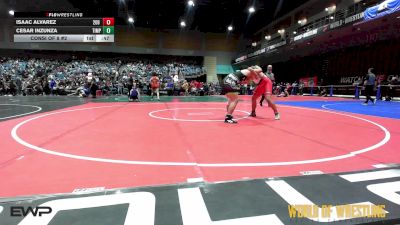220 lbs Consi Of 8 #2 - Isaac Alvarez, 209 Wrestling Academy vs Cesar Inzunza, Timpanogos Wrestling