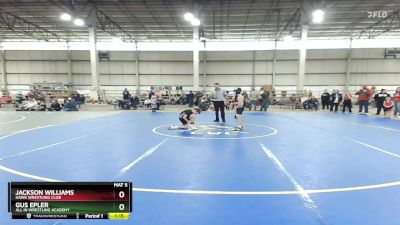 70-75 B Round 3 - Jackson Williams, Hawk Wrestling Club vs Gus Epler, All In Wrestling Academy