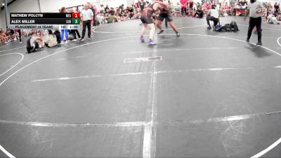 285 lbs Placement (4 Team) - Mathew Polcyn, MF Army vs Alex Miller, Level Up Black