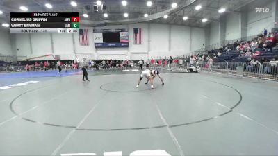 141 lbs Cons. Round 2 - Wyatt Bryman, Jamestown vs Cornelius Griffin, Alfred State