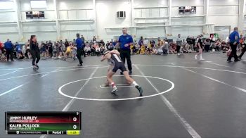 76 lbs Quarterfinals (8 Team) - Jimmy Hurley, Neighborhood WC vs Kaleb Pollock, Revolution Elite